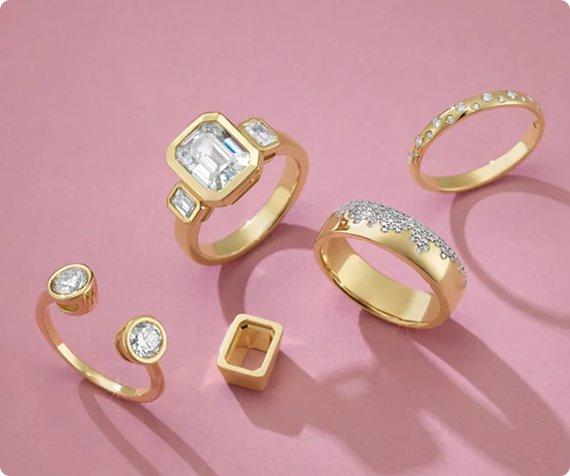 Bezel-Set and Flush-Set