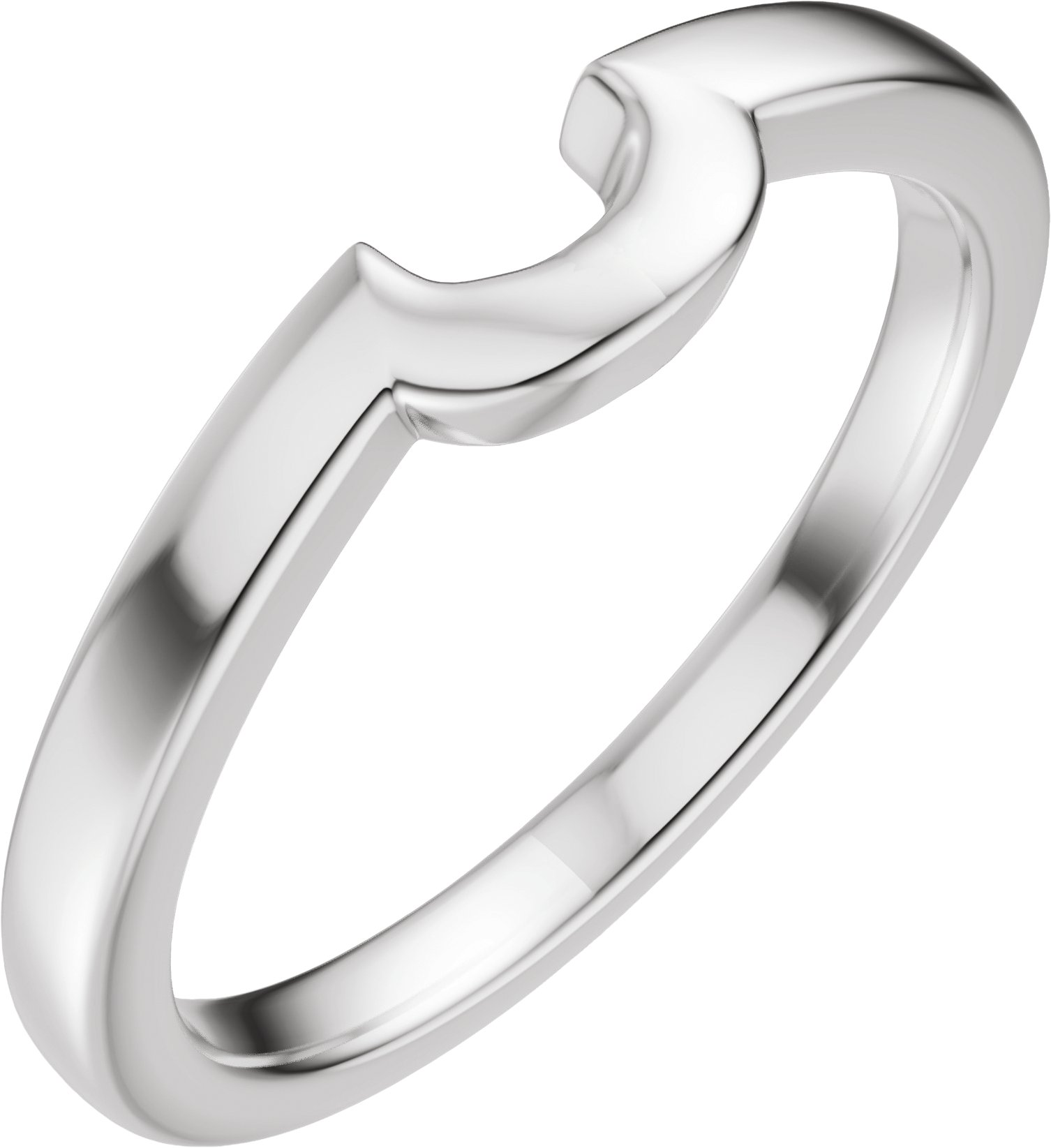 Claw-Prong Solitaire Bezel-Style Engagement Ring or Band