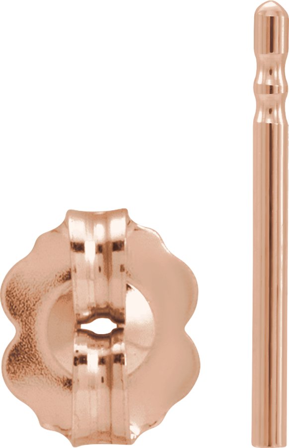 5.2 mm OD Friction Earring Post & Back Set