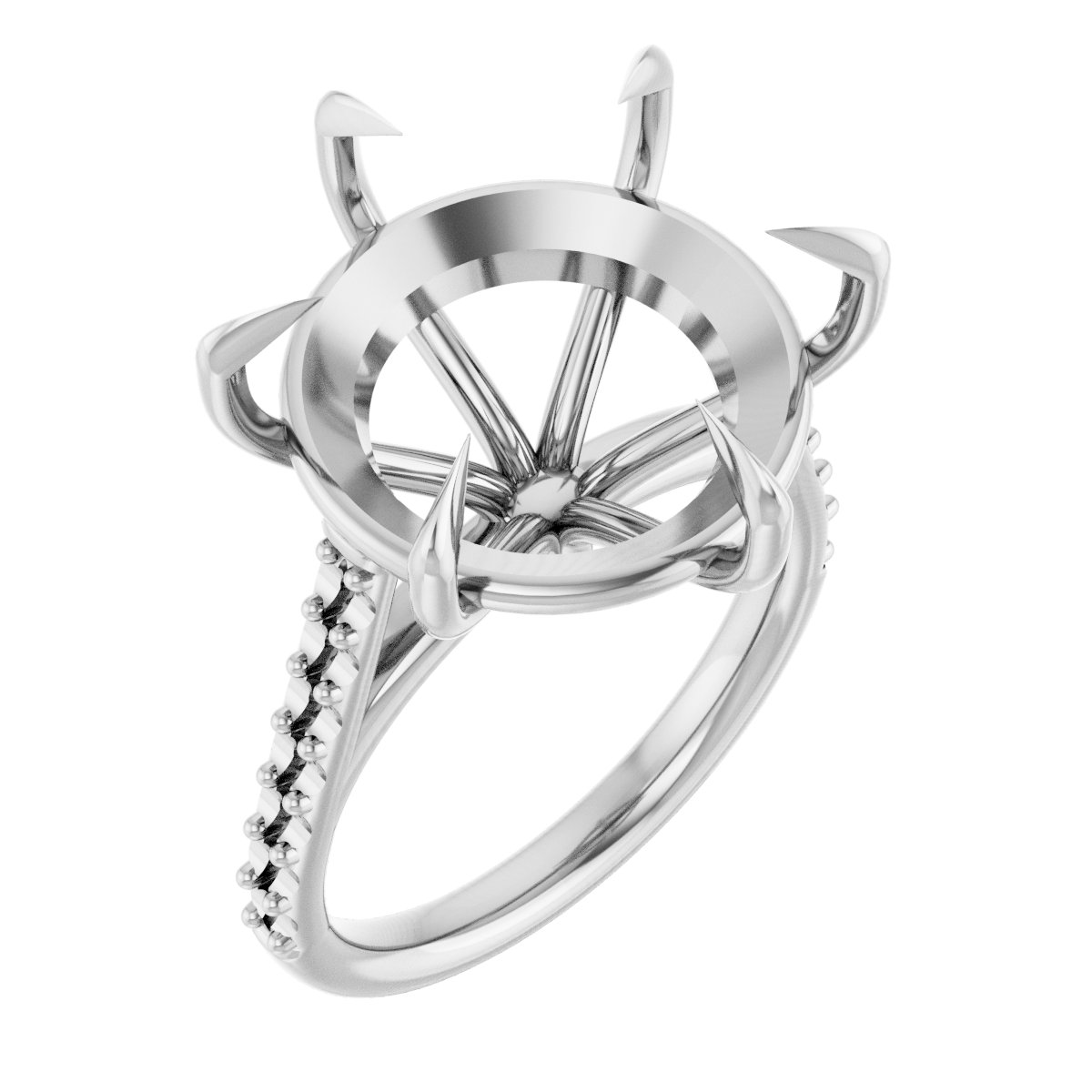 Claw-Pong Engagement Ring or Band