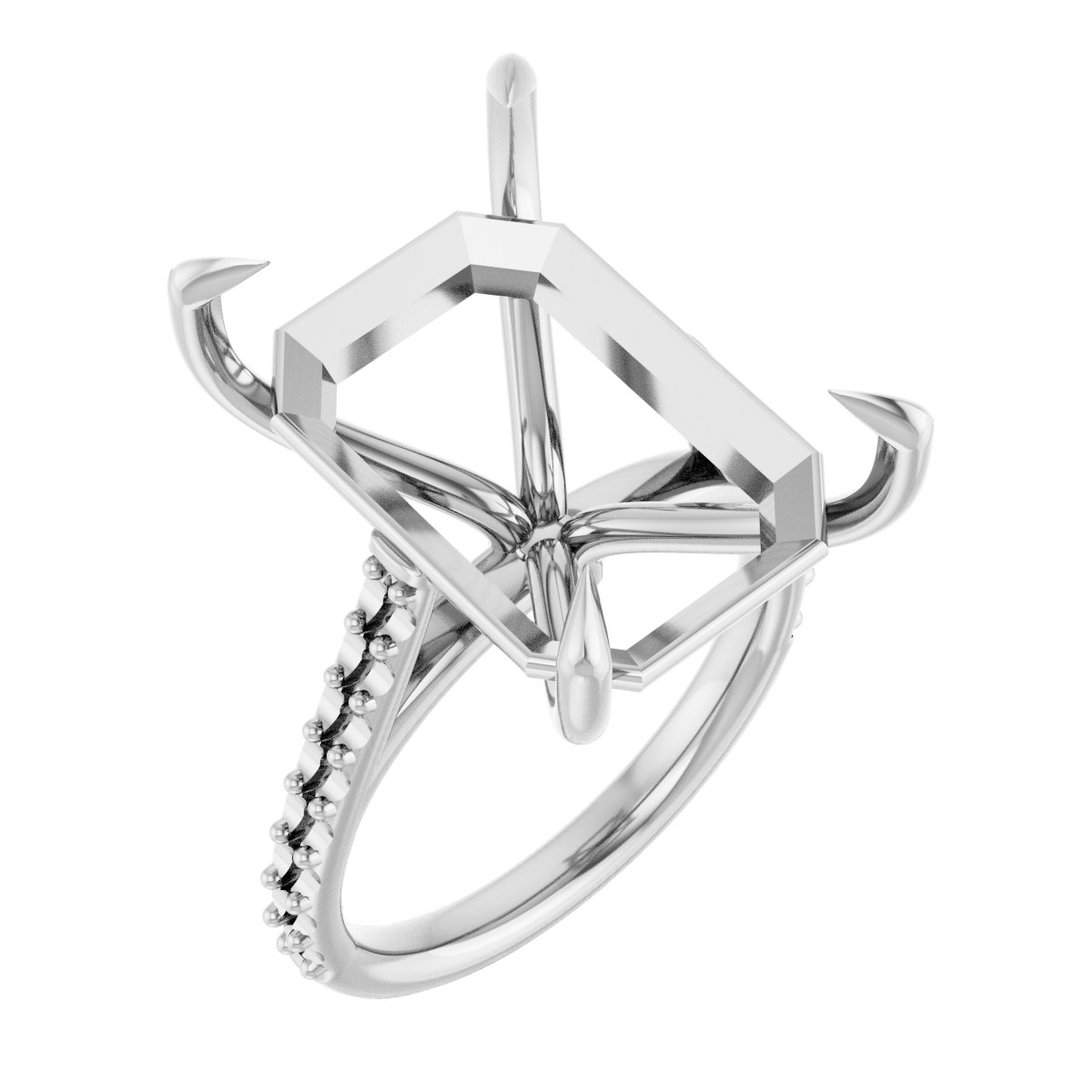 Claw-Pong Engagement Ring or Band