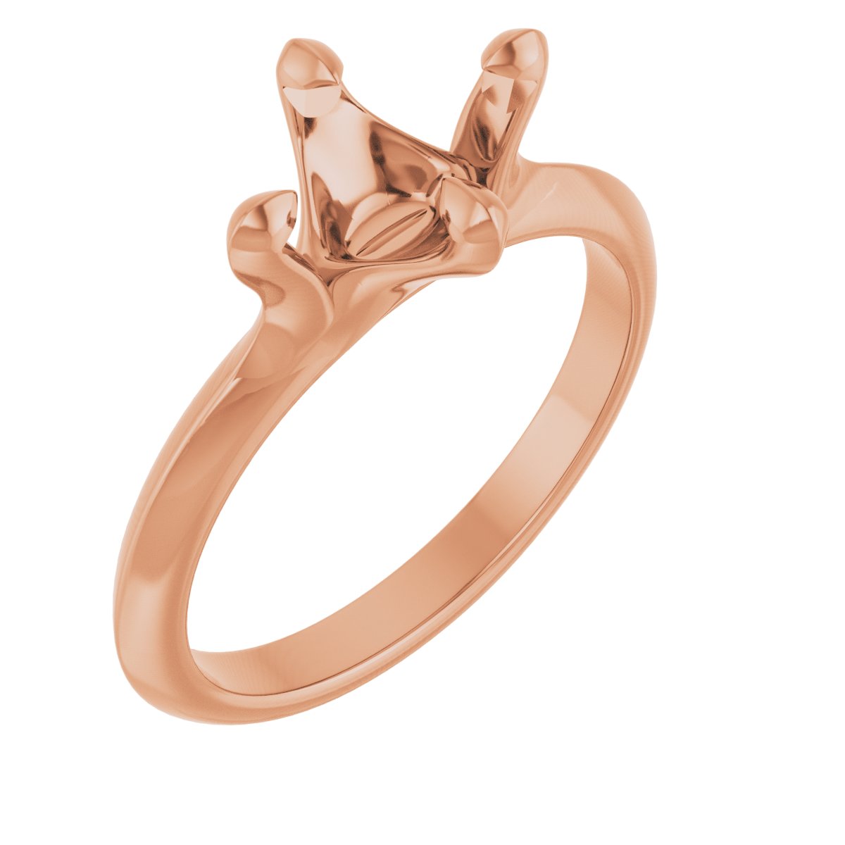 Claw-Prong Solitaire Engagement Ring or Band