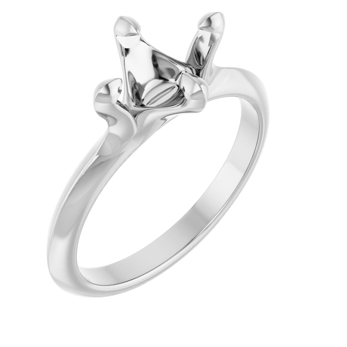 Claw-Prong Solitaire Engagement Ring or Band
