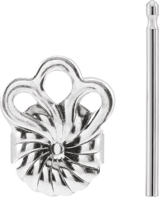 8 mm OD Friction Earring Post & Back Set