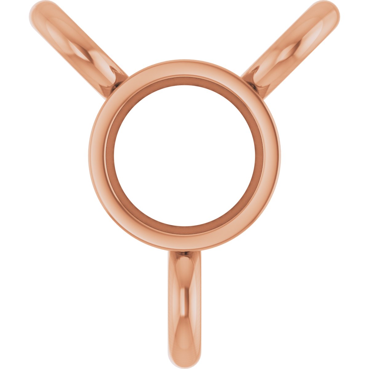 Bezel-Set Solitaire Necklace Center