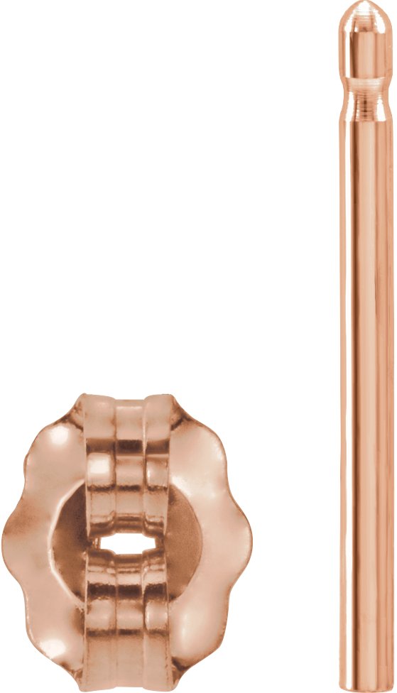 4.2 mm OD Friction Earring Post & Back Set