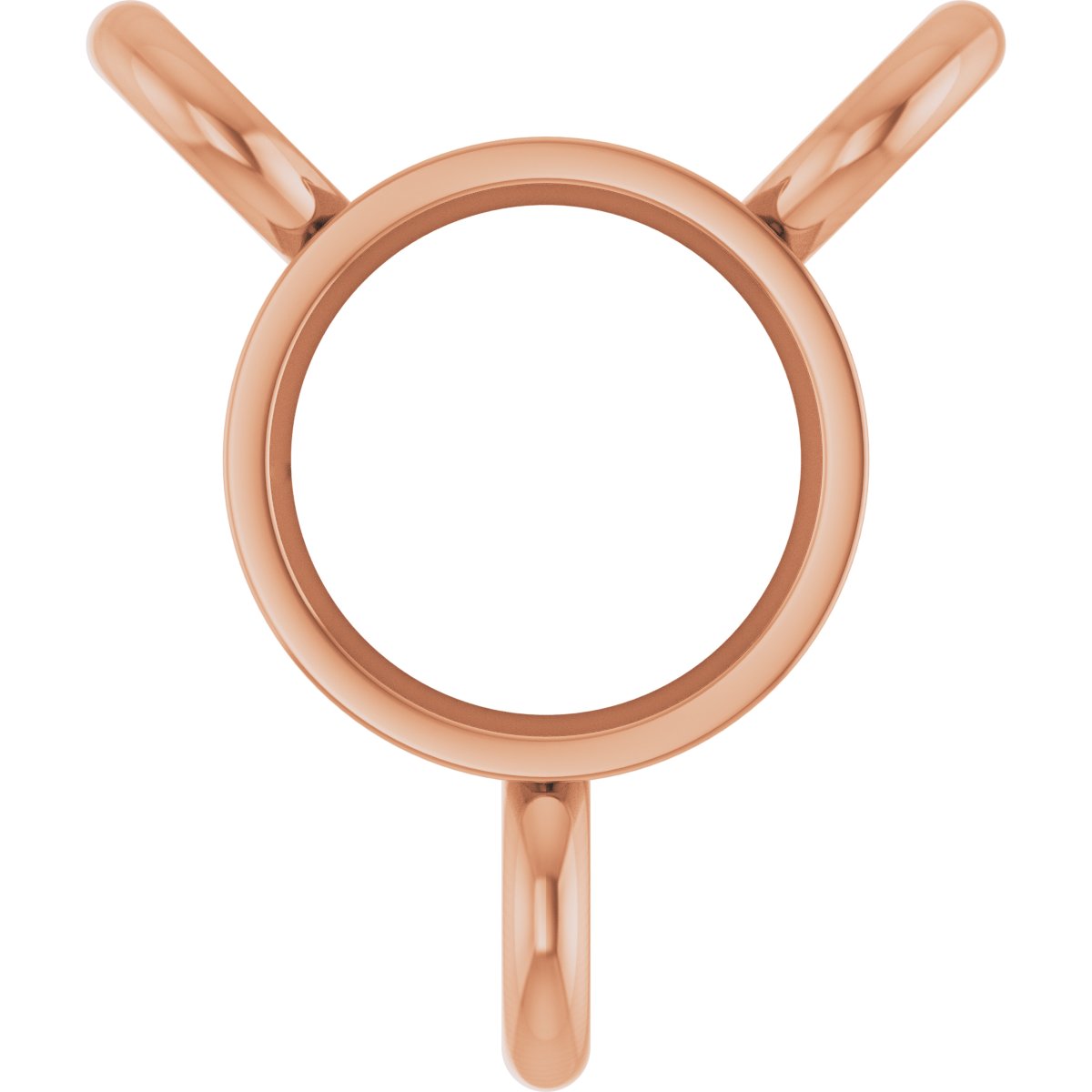 Bezel-Set Solitaire Necklace Center