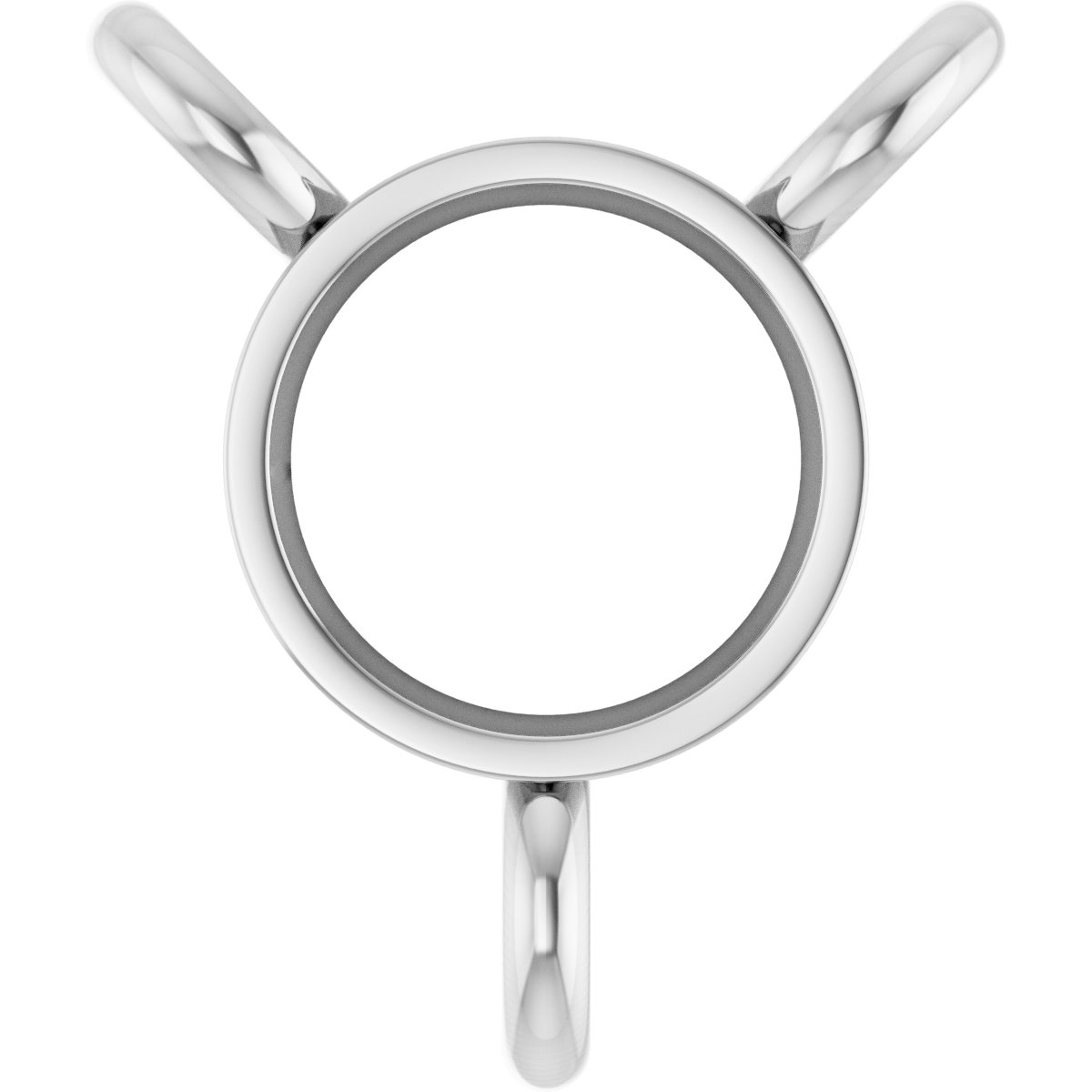 Bezel-Set Solitaire Necklace Center