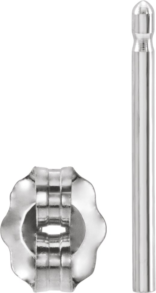 4.2 mm OD Friction Earring Post & Back Set
