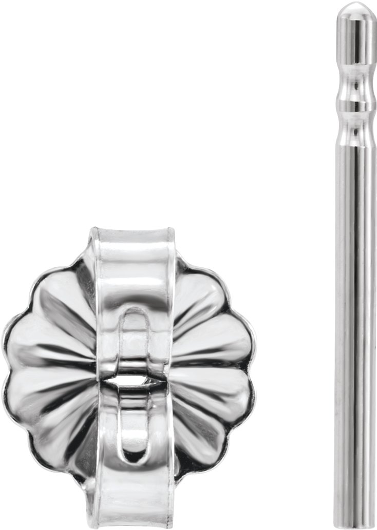 5.5 mm OD Friction Earring Post & Back Set