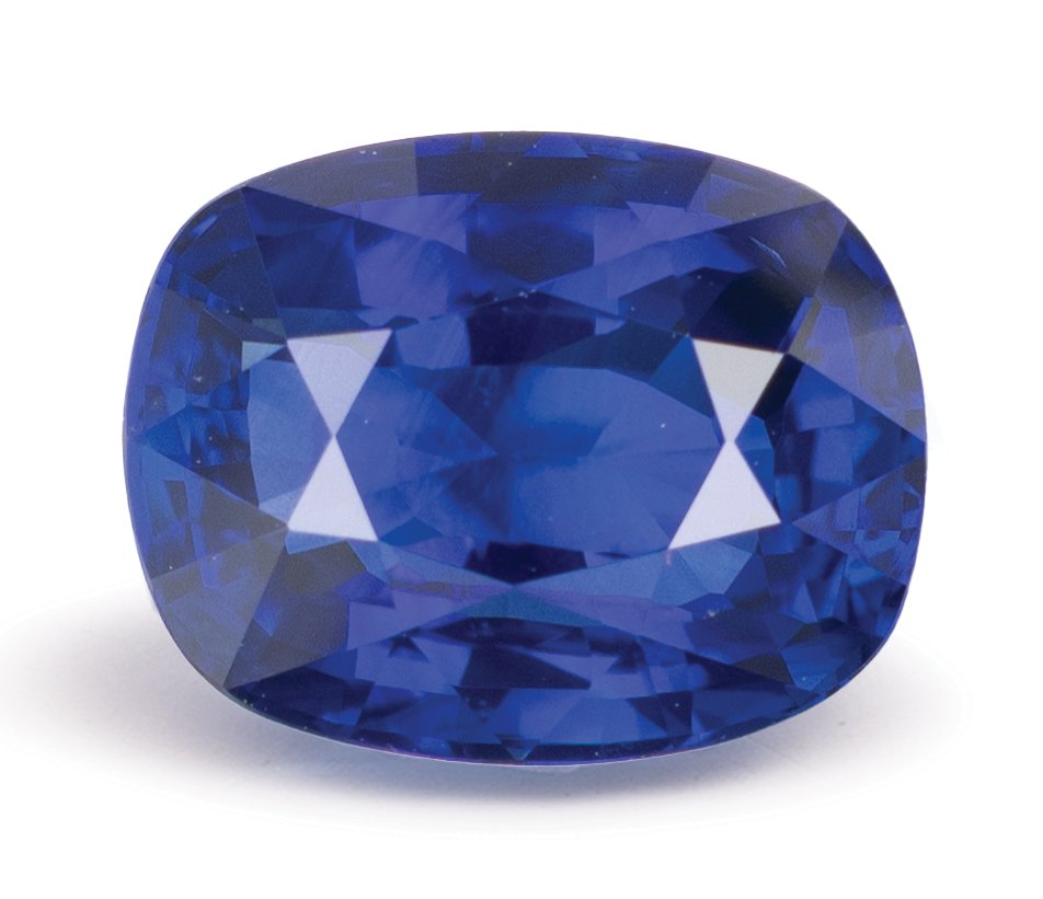 Sapphire - Antique cushion (3.46ct)