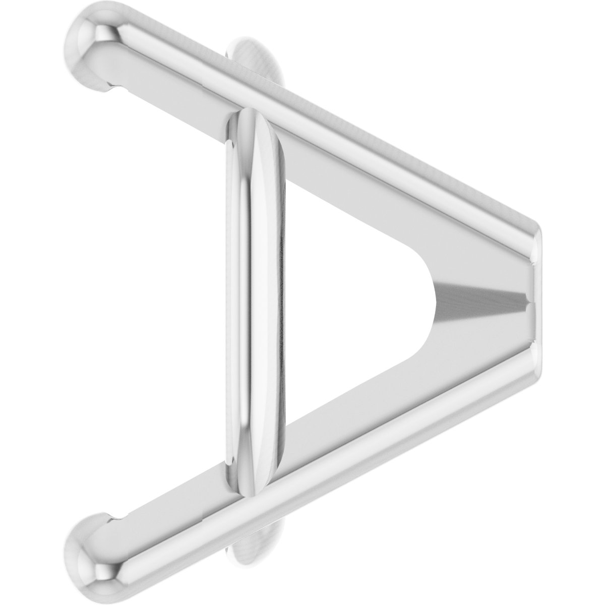 Emerald 4-Prong Cocktail-Style Earring Setting