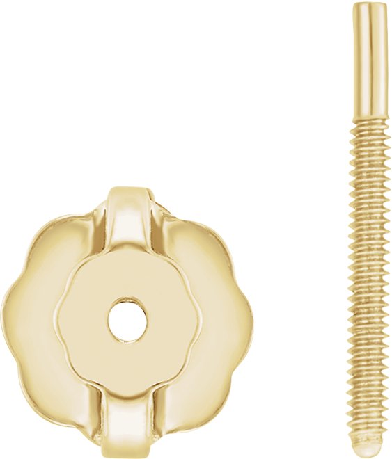 4.5 mm OD Threaded Earring Post & Back Set