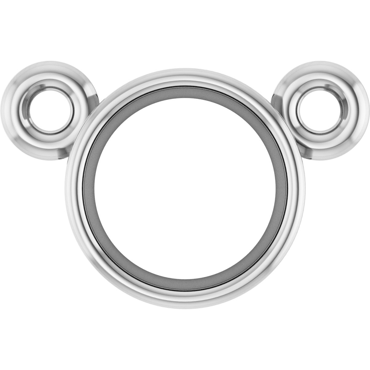 Bezel-Set Necklace Center