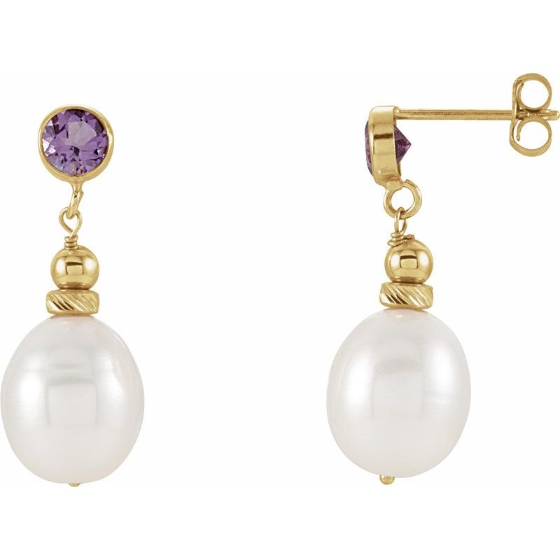 Accented Pearl Earrings