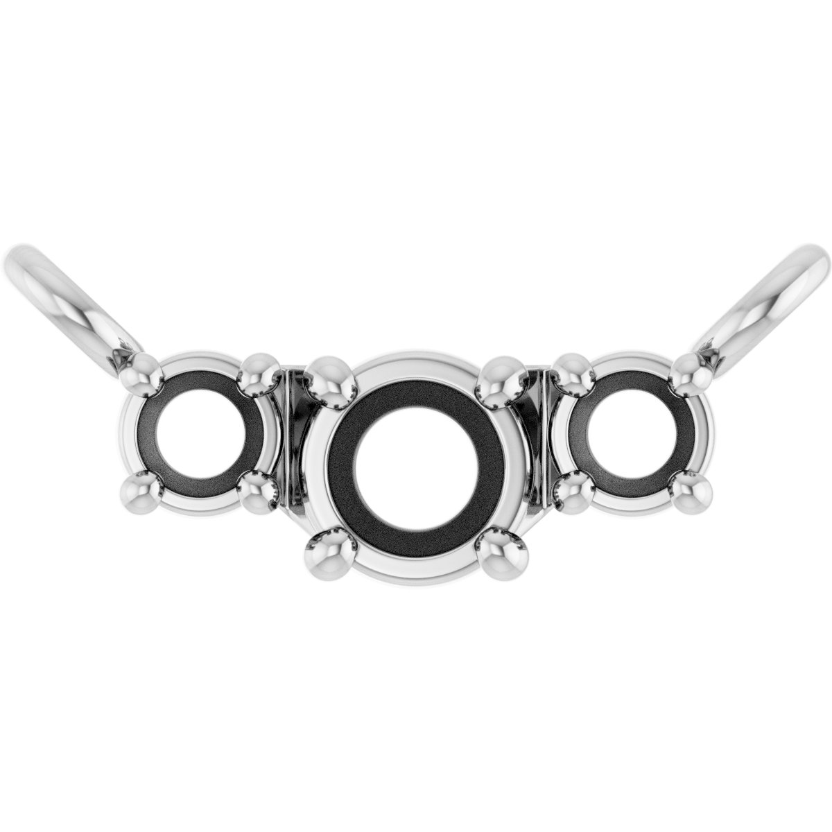 Three-Stone Necklace Center