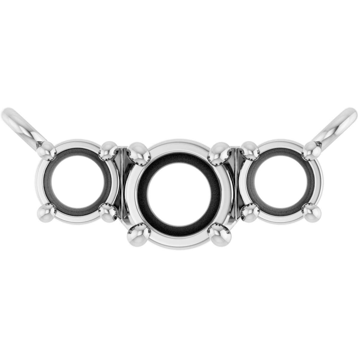 Three-Stone Necklace Center