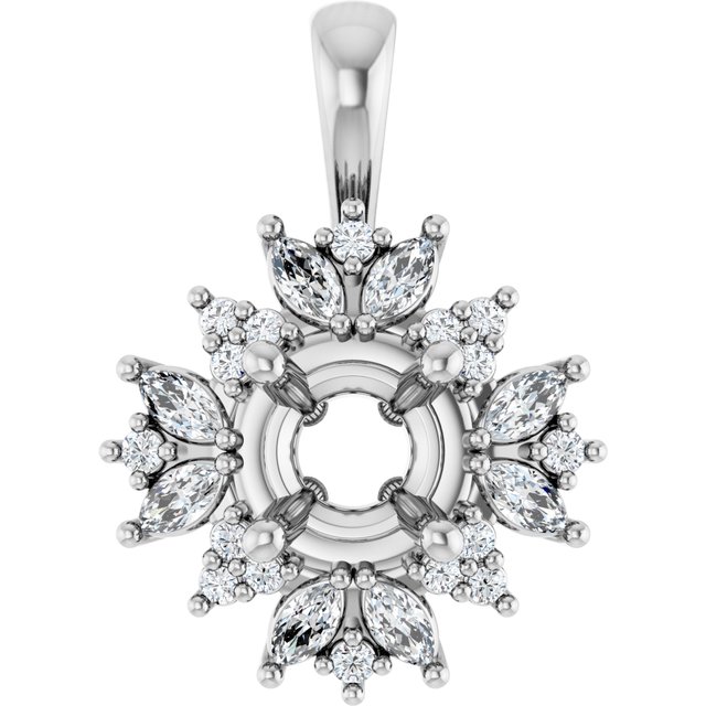 14k White Gold