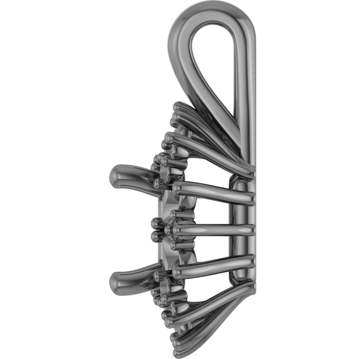 7x7 mm Square Pendant Mounting view 3