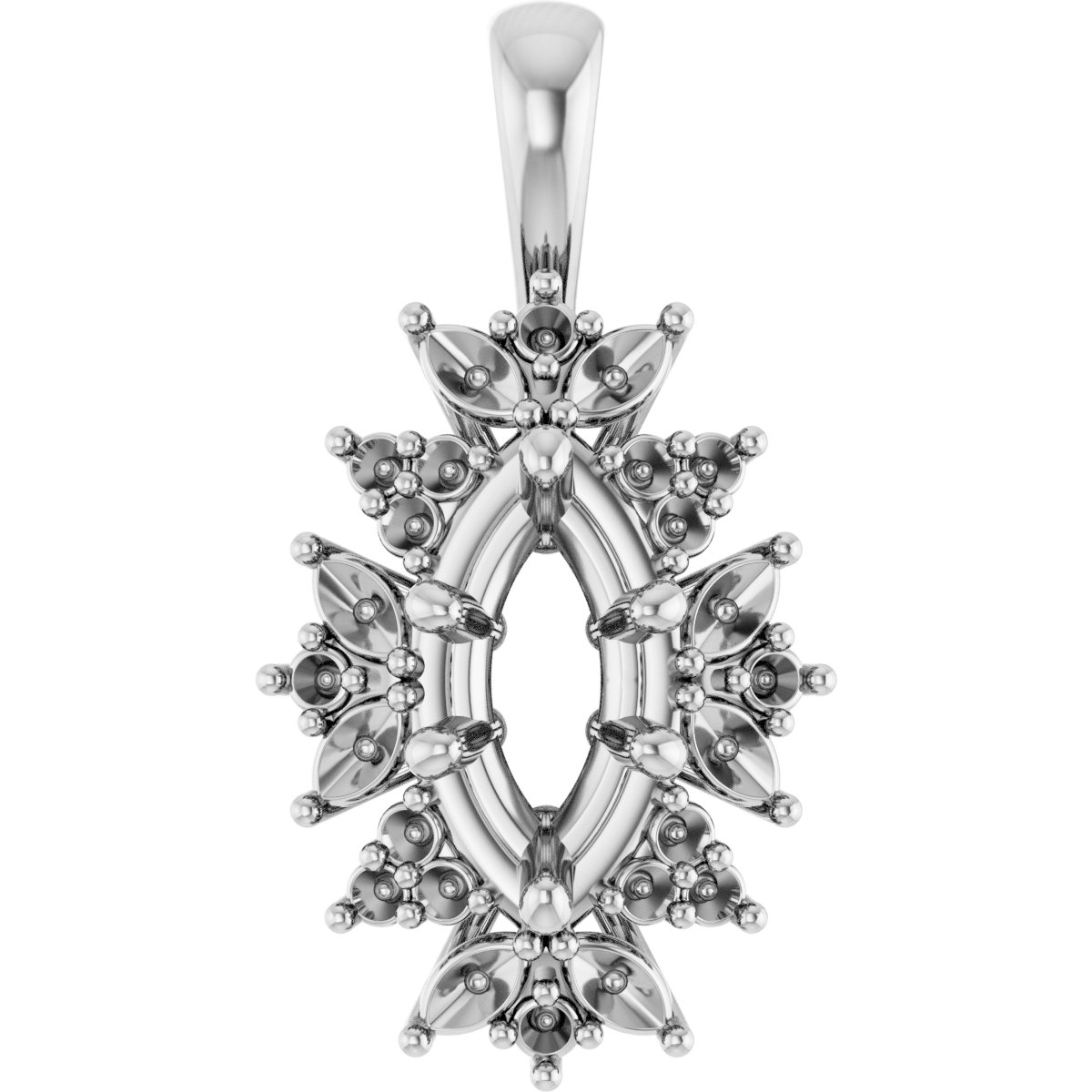 14k White Gold