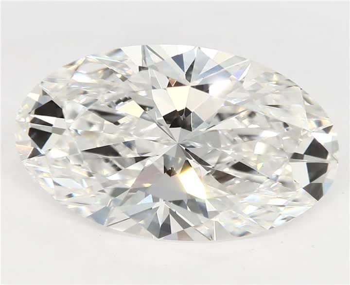 2.56 CT Oval Lab-Grown Diamond Surrey Vancouver Canada Langley Burnaby Richmond