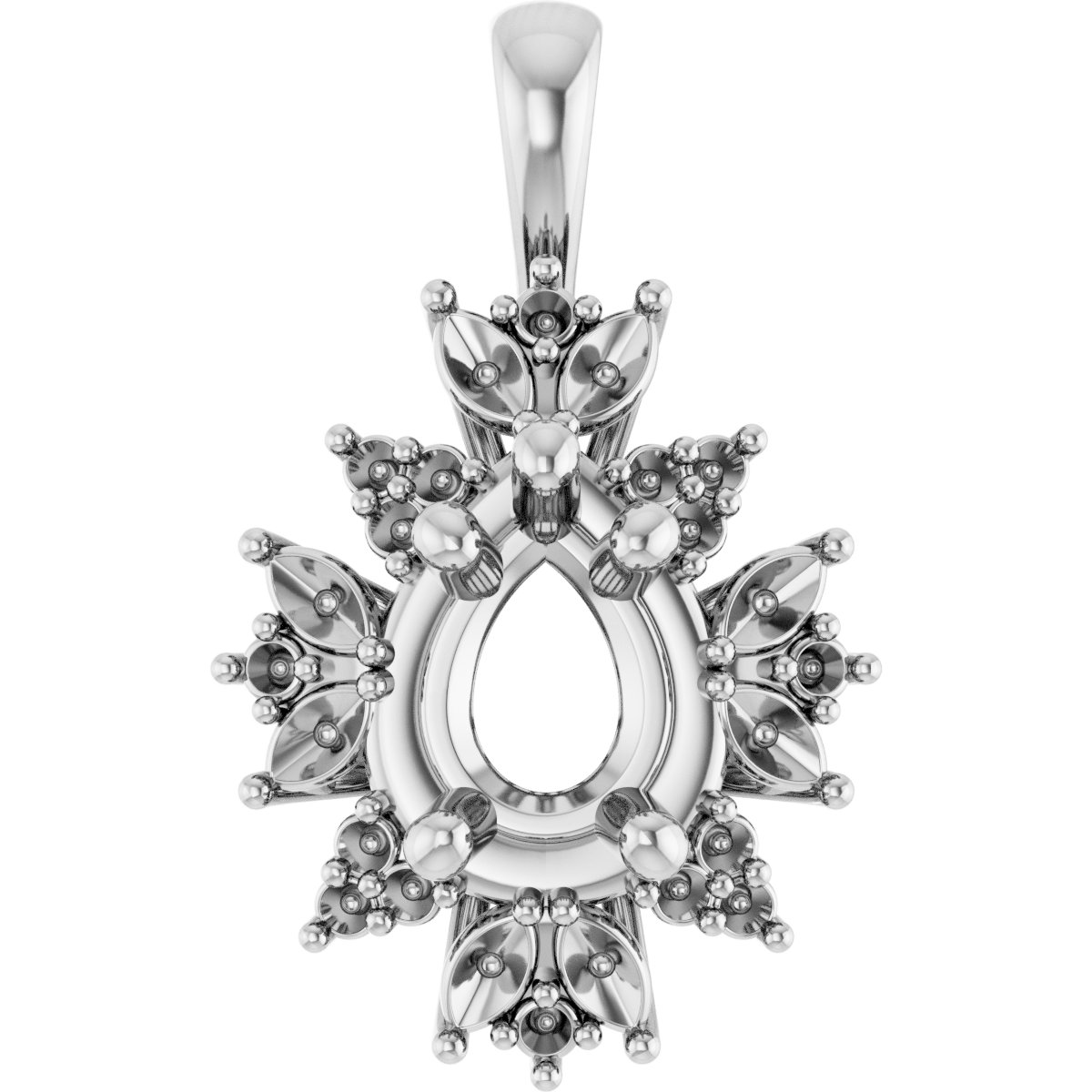 14k White Gold