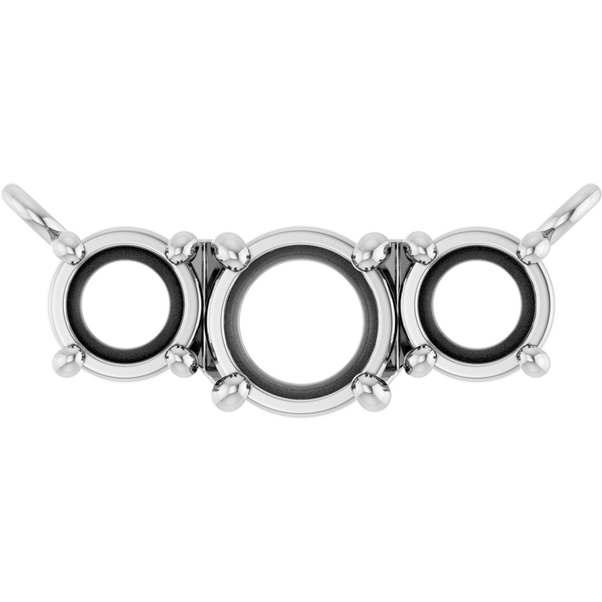 Three-Stone Necklace Center