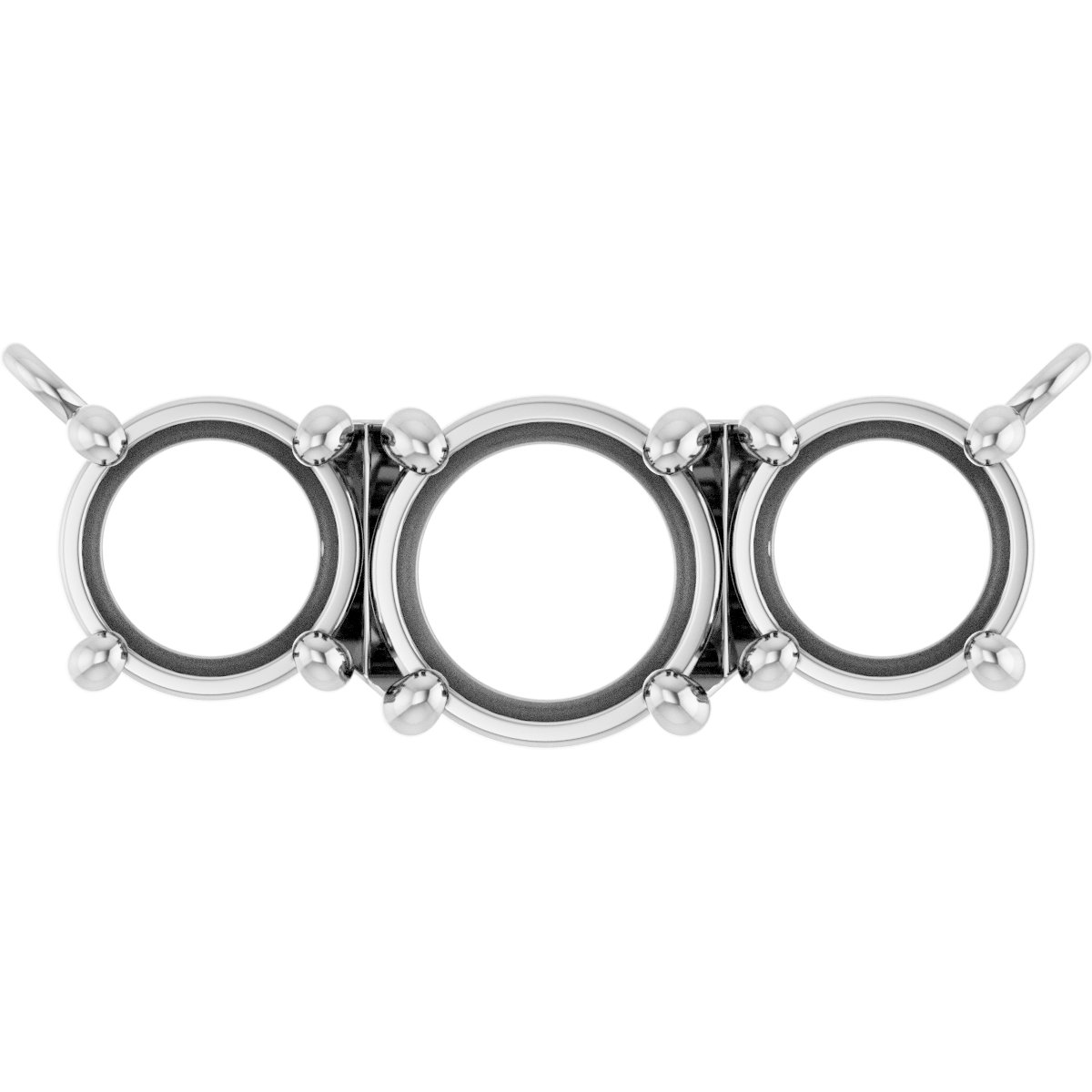 Three-Stone Necklace Center