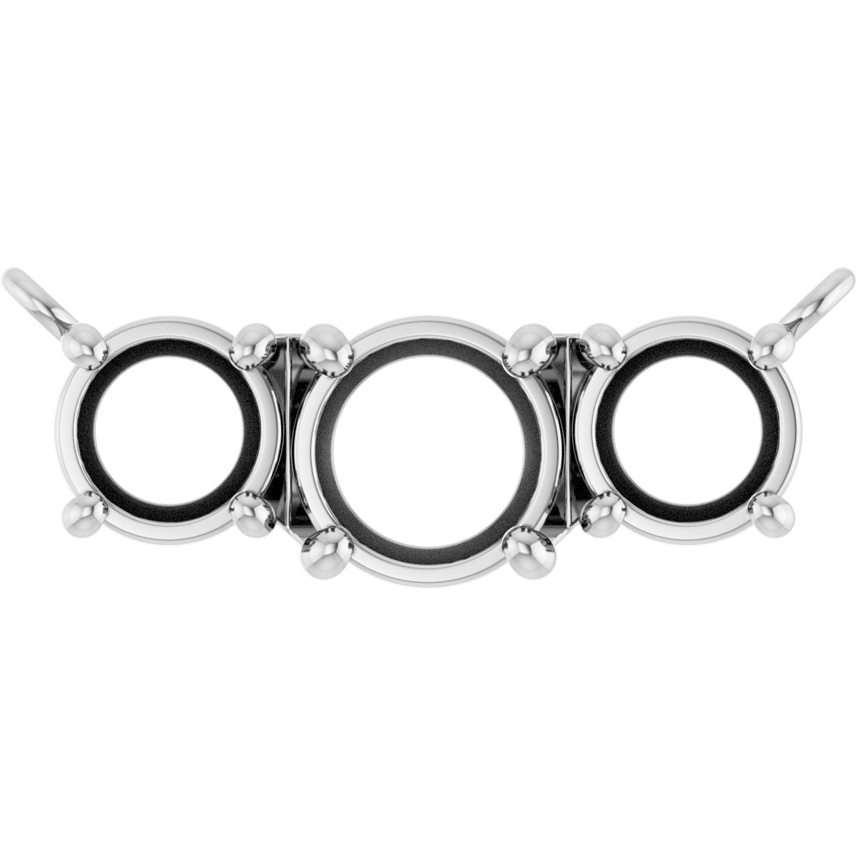 Three-Stone Necklace Center