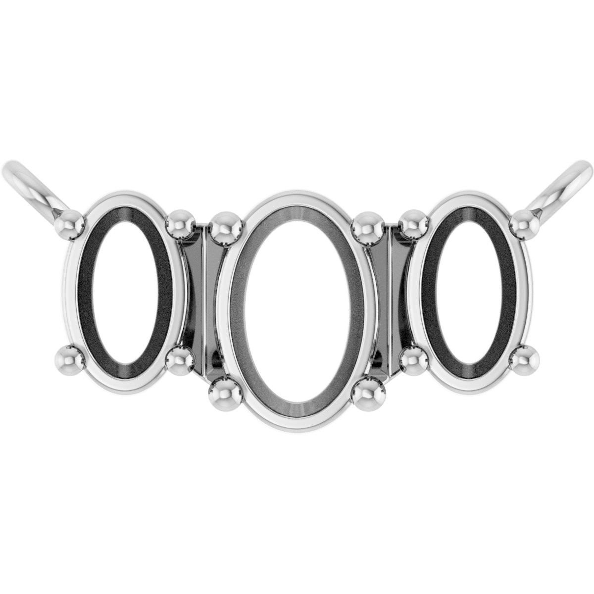 Three-Stone Necklace Center