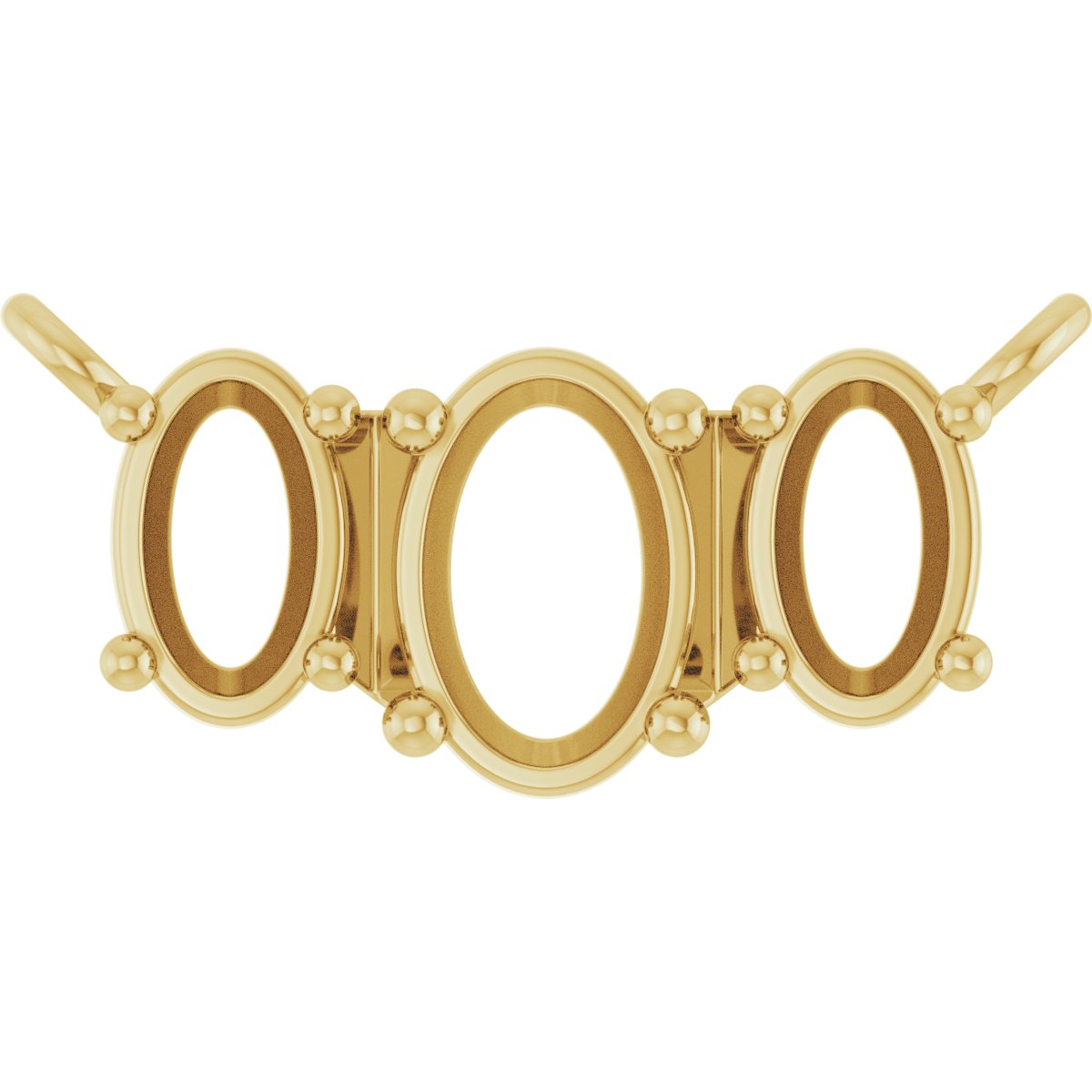 Three-Stone Necklace Center