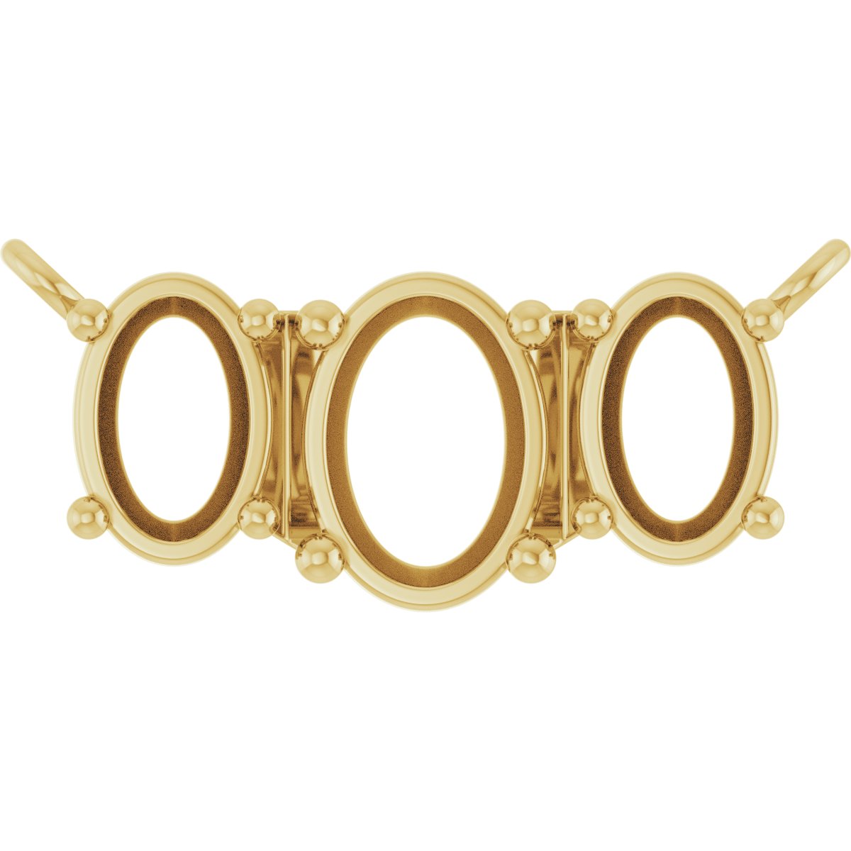Three-Stone Necklace Center