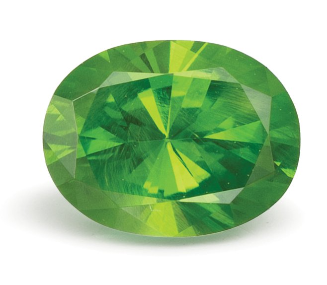 OVAL 0.86ct Natural Demantoid Garnet