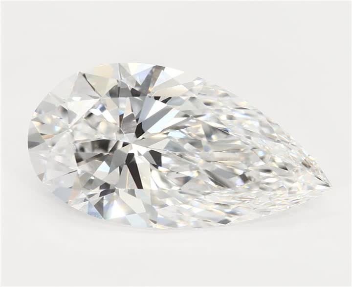 2.81 CT Pear Lab-Grown Diamond Surrey Vancouver Canada Langley Burnaby Richmond