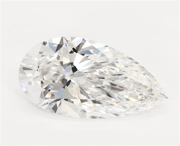 2.57 CT Pear Lab-Grown Diamond Surrey Vancouver Canada Langley Burnaby Richmond