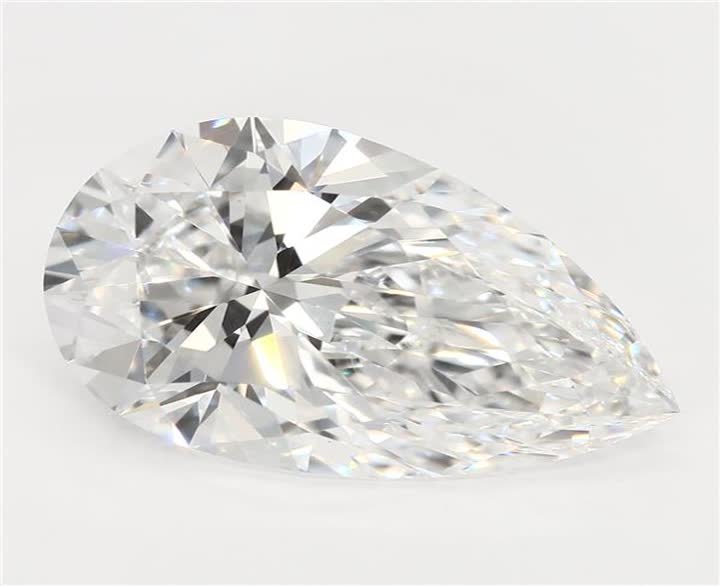 3.07 CT Pear Lab-Grown Diamond Surrey Vancouver Canada Langley Burnaby Richmond