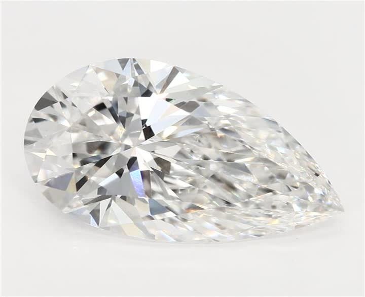 3.09 CT Pear Lab-Grown Diamond Surrey Vancouver Canada Langley Burnaby Richmond