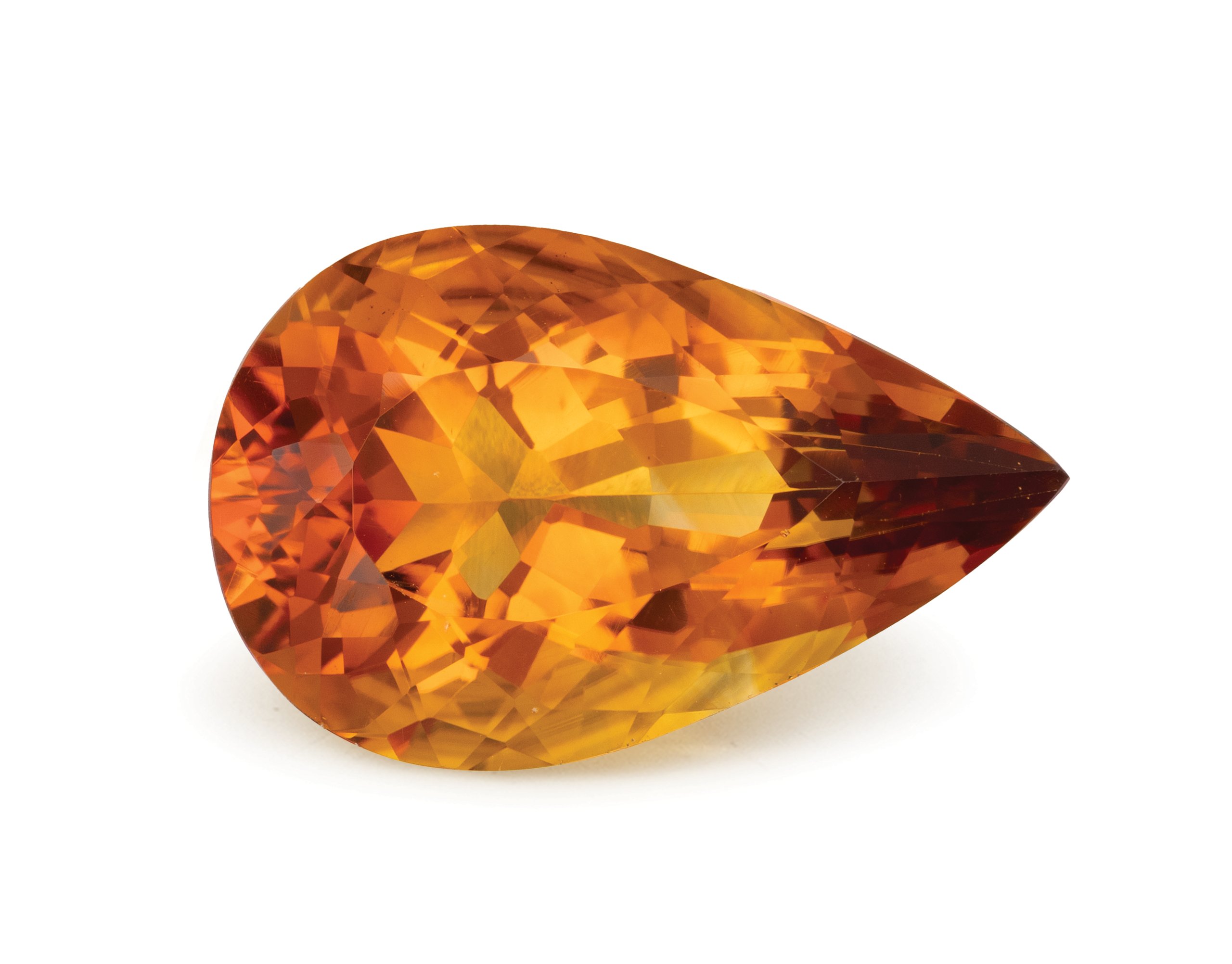 PEAR 18.33ct Natural Citrine 