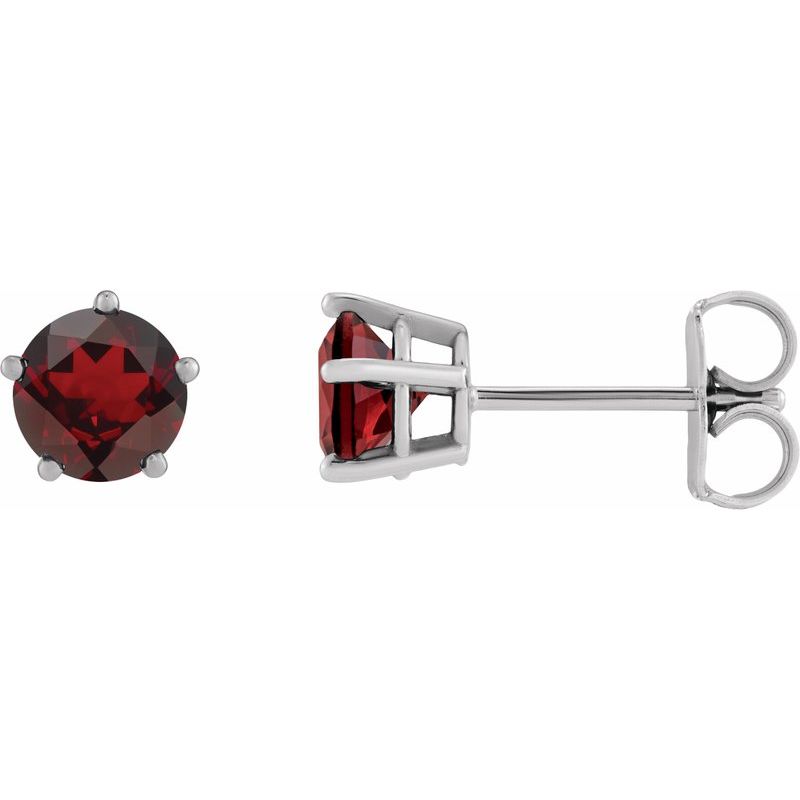 Solitaire Stud Earrings