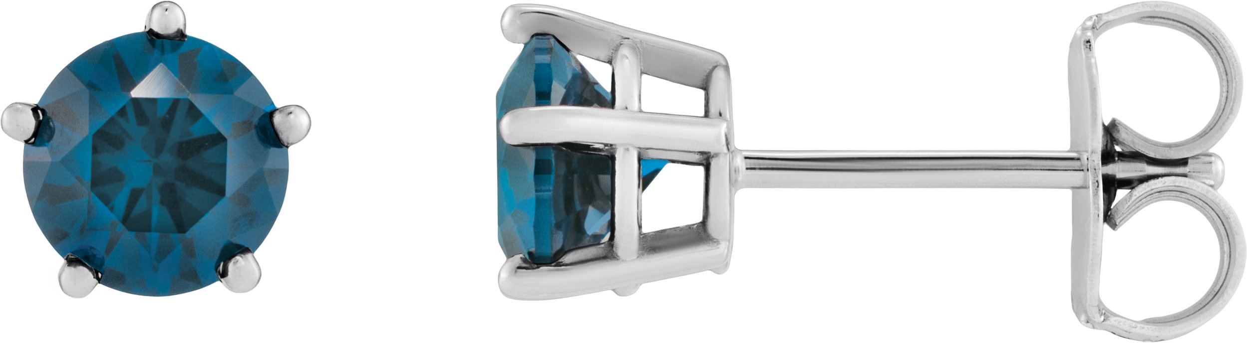 Solitaire Stud Earrings