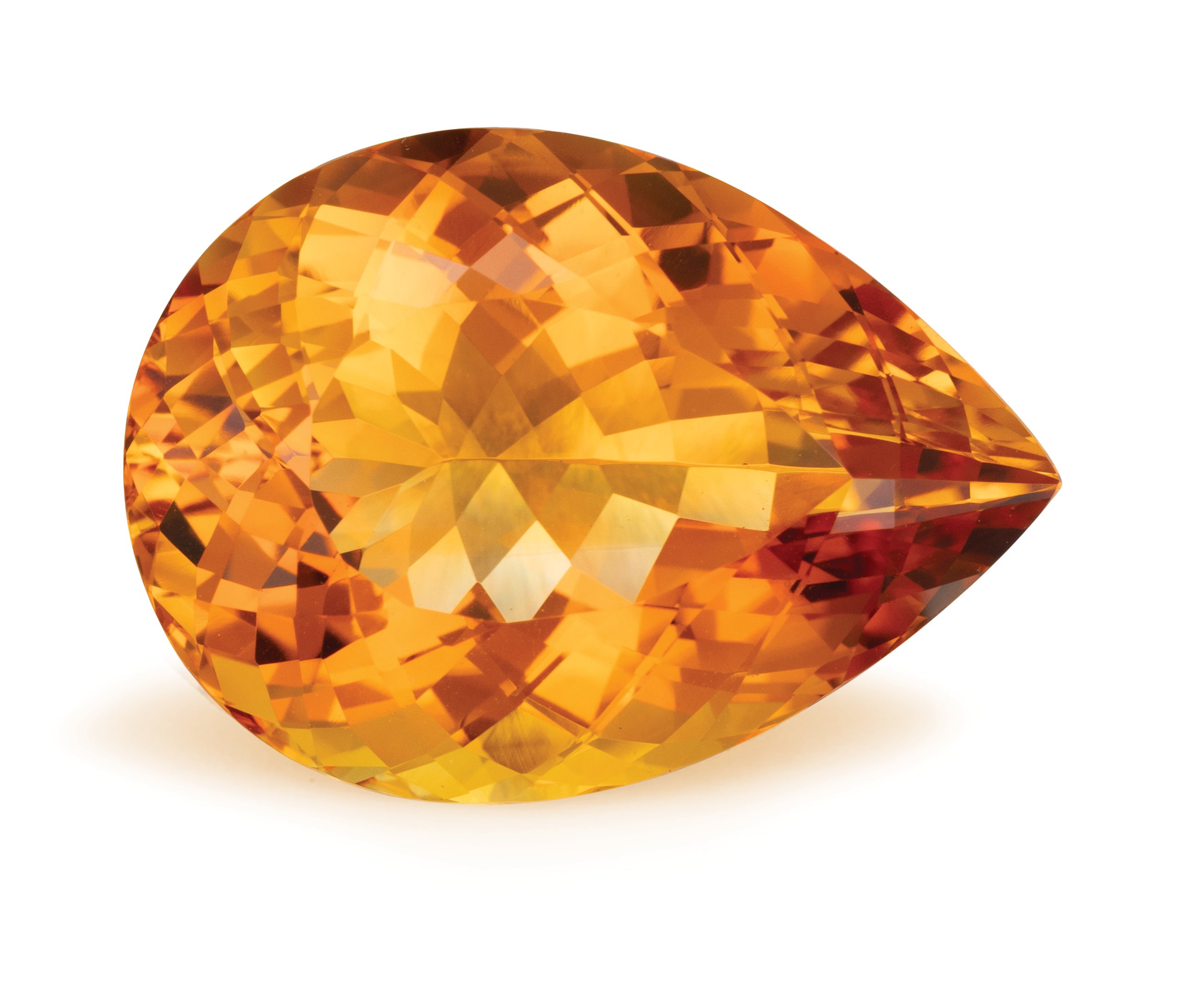 PEAR 30.02ct Natural Citrine 