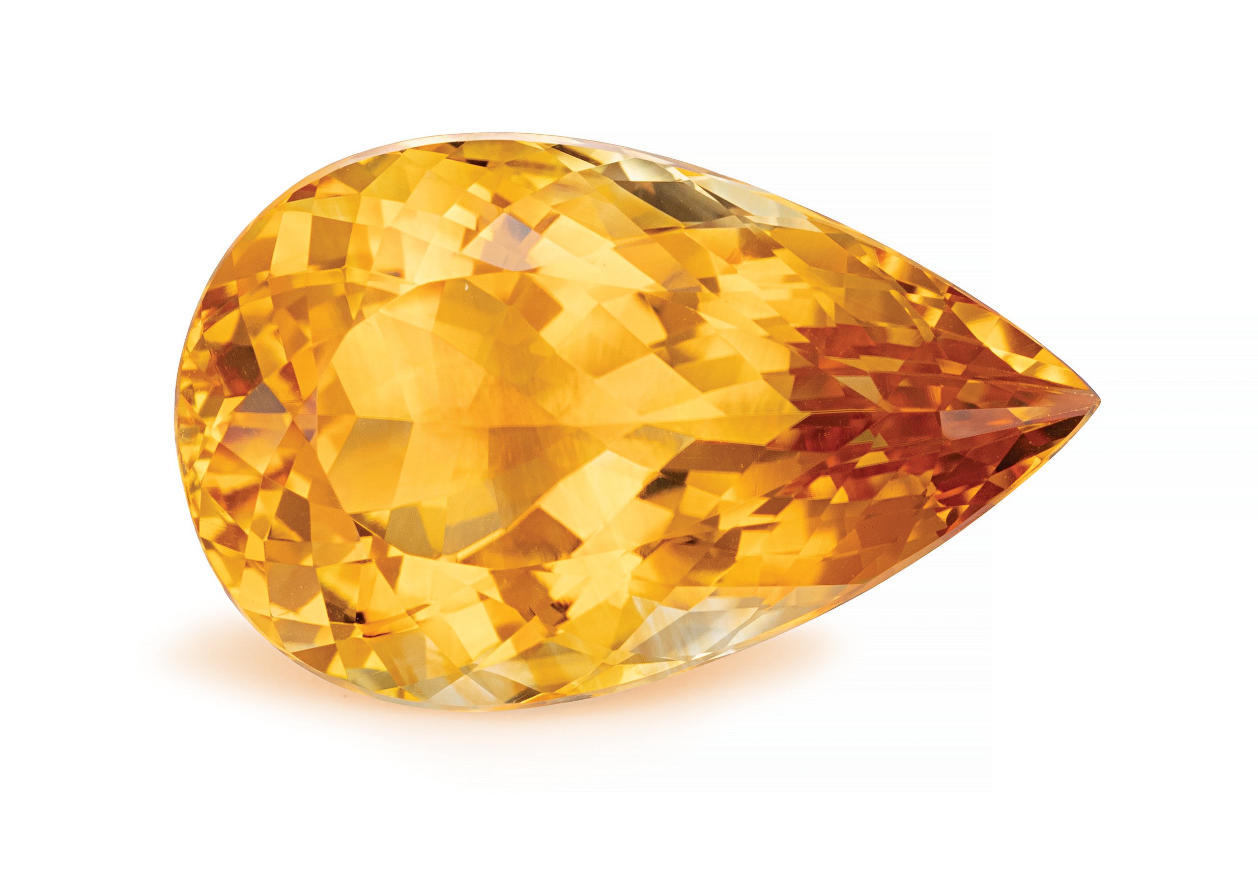 PEAR 20.17ct Natural Citrine 
