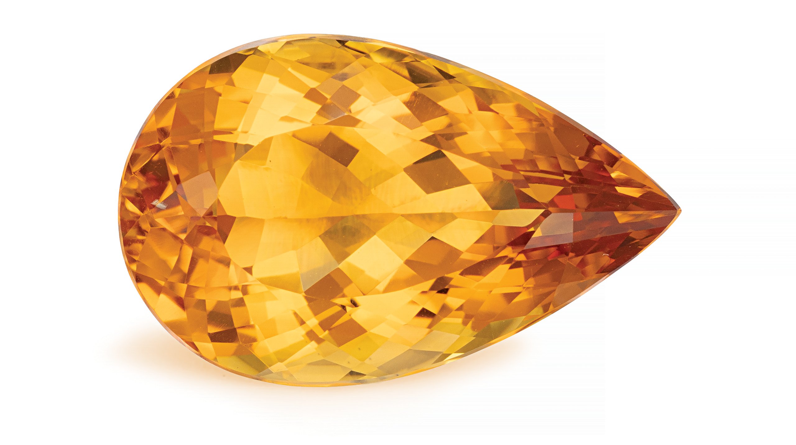 PEAR 19.59ct Natural Citrine 