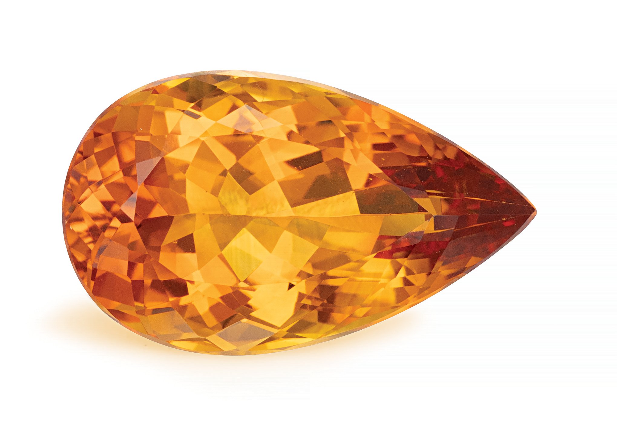 PEAR 11.00ct Natural Citrine 