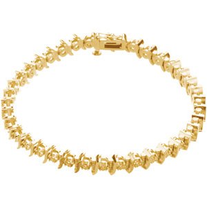 Accented Line / Tennis Bracelet