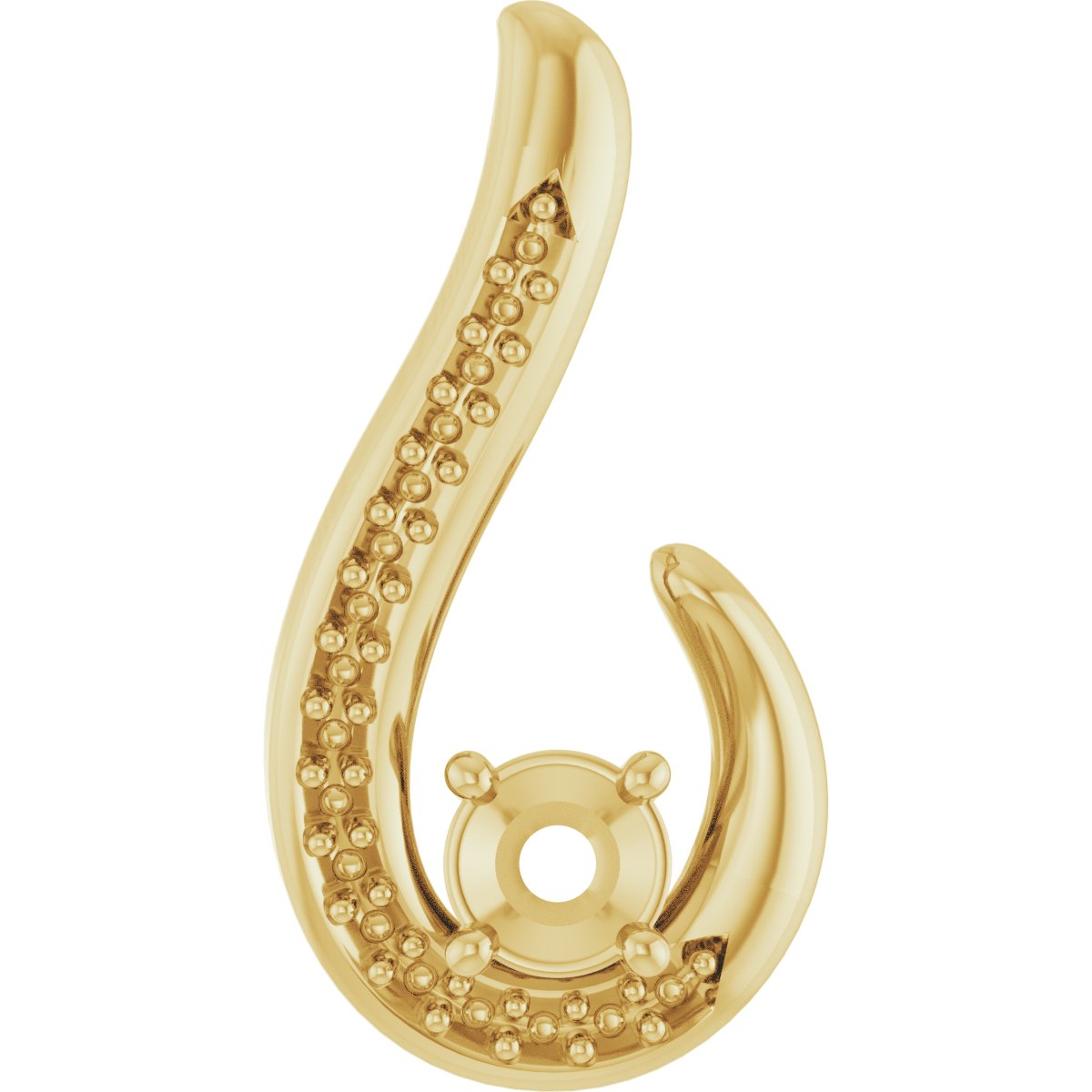 3.75 mm Round Pendant Mounting — Saleh Jewelers