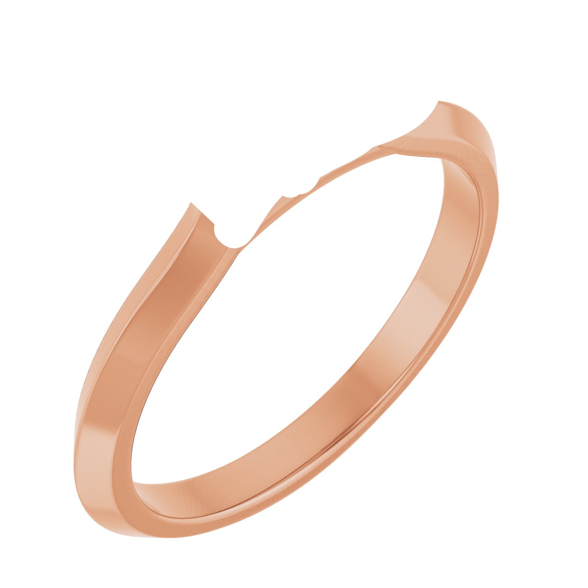 Claw-Prong Three-Stone Engagement Ring
