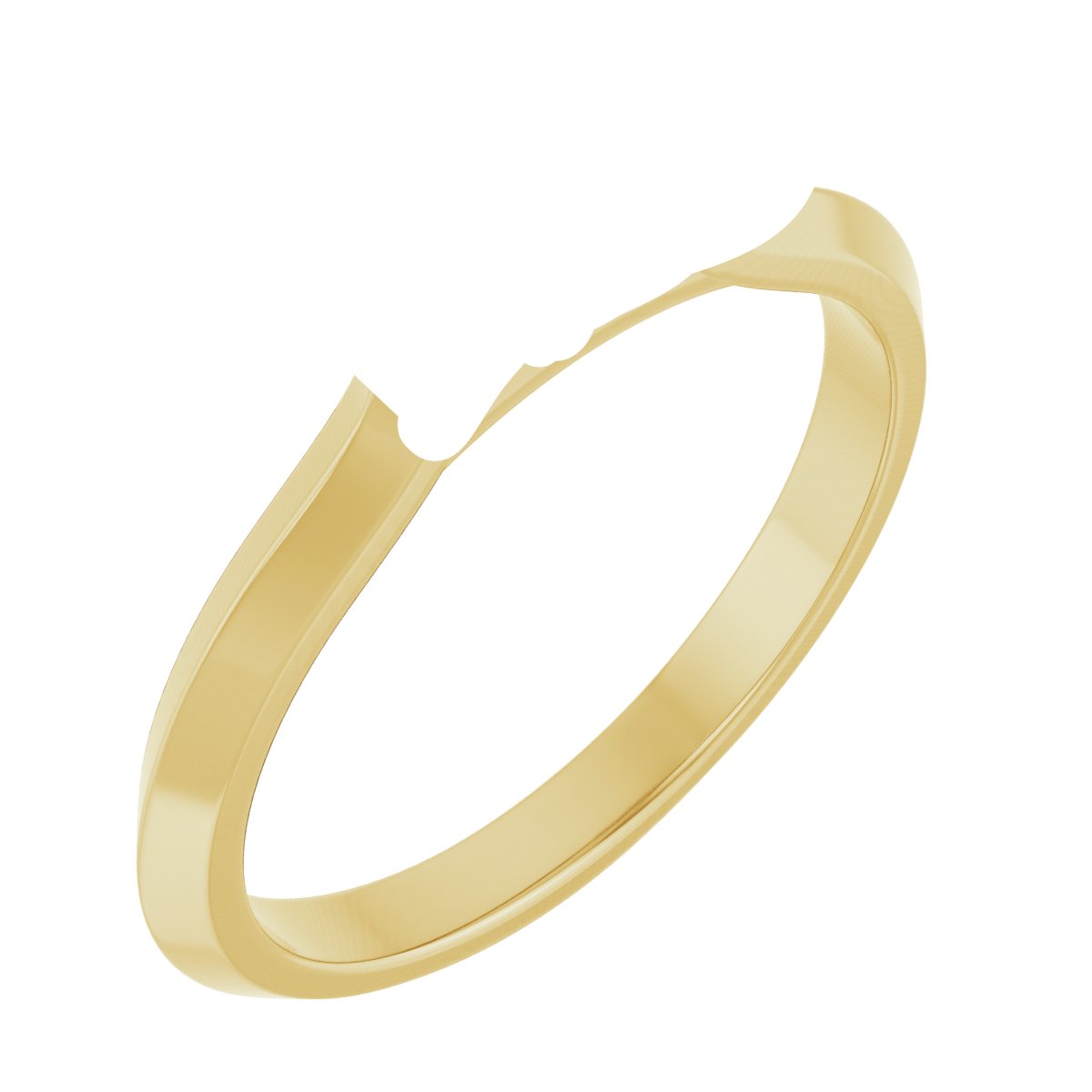 Claw-Prong Three-Stone Engagement Ring