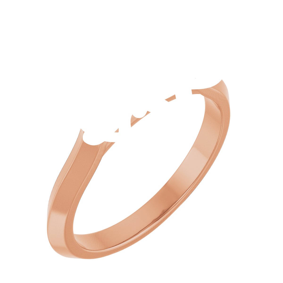Claw-Prong Three-Stone Engagement Ring