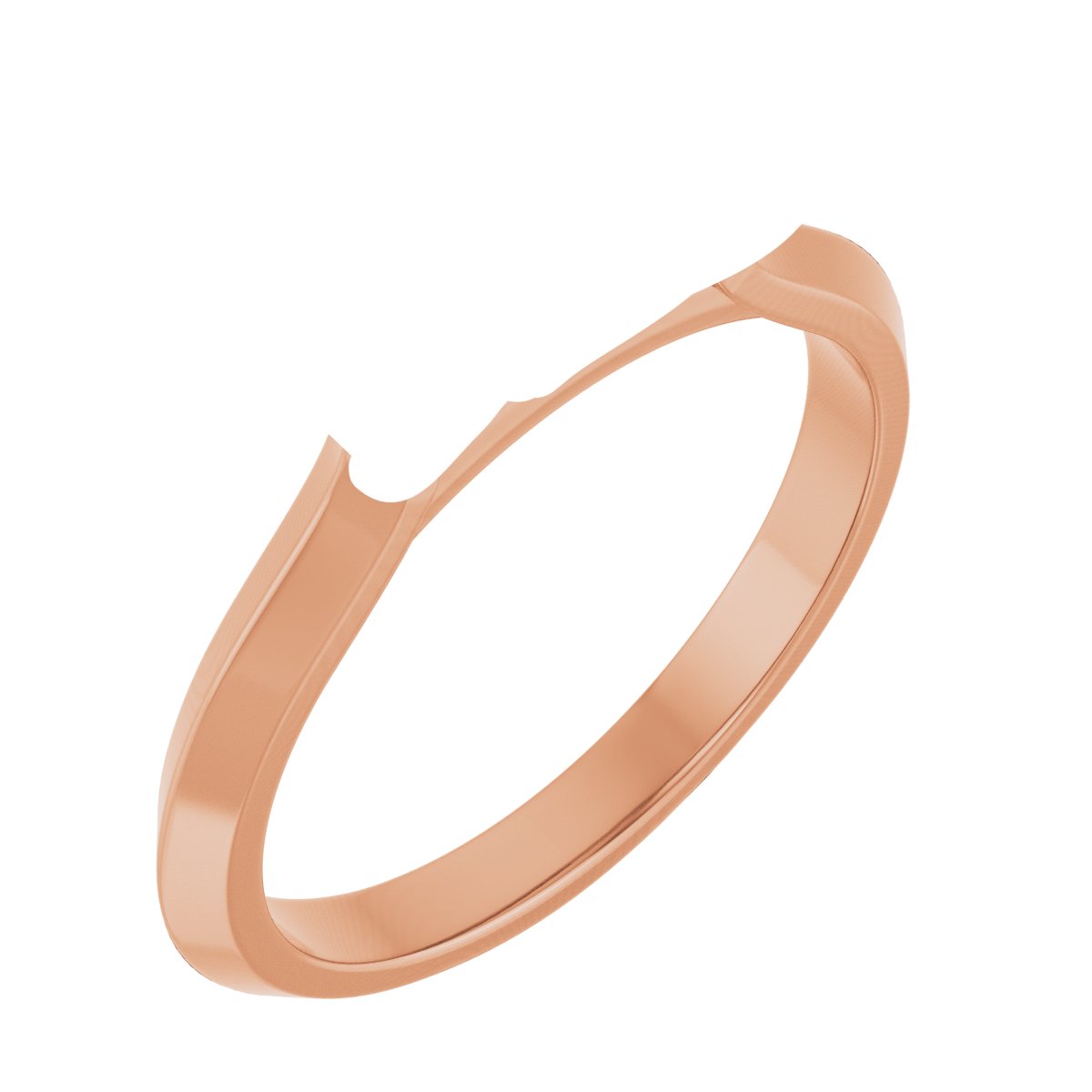 Claw-Prong Three-Stone Engagement Ring